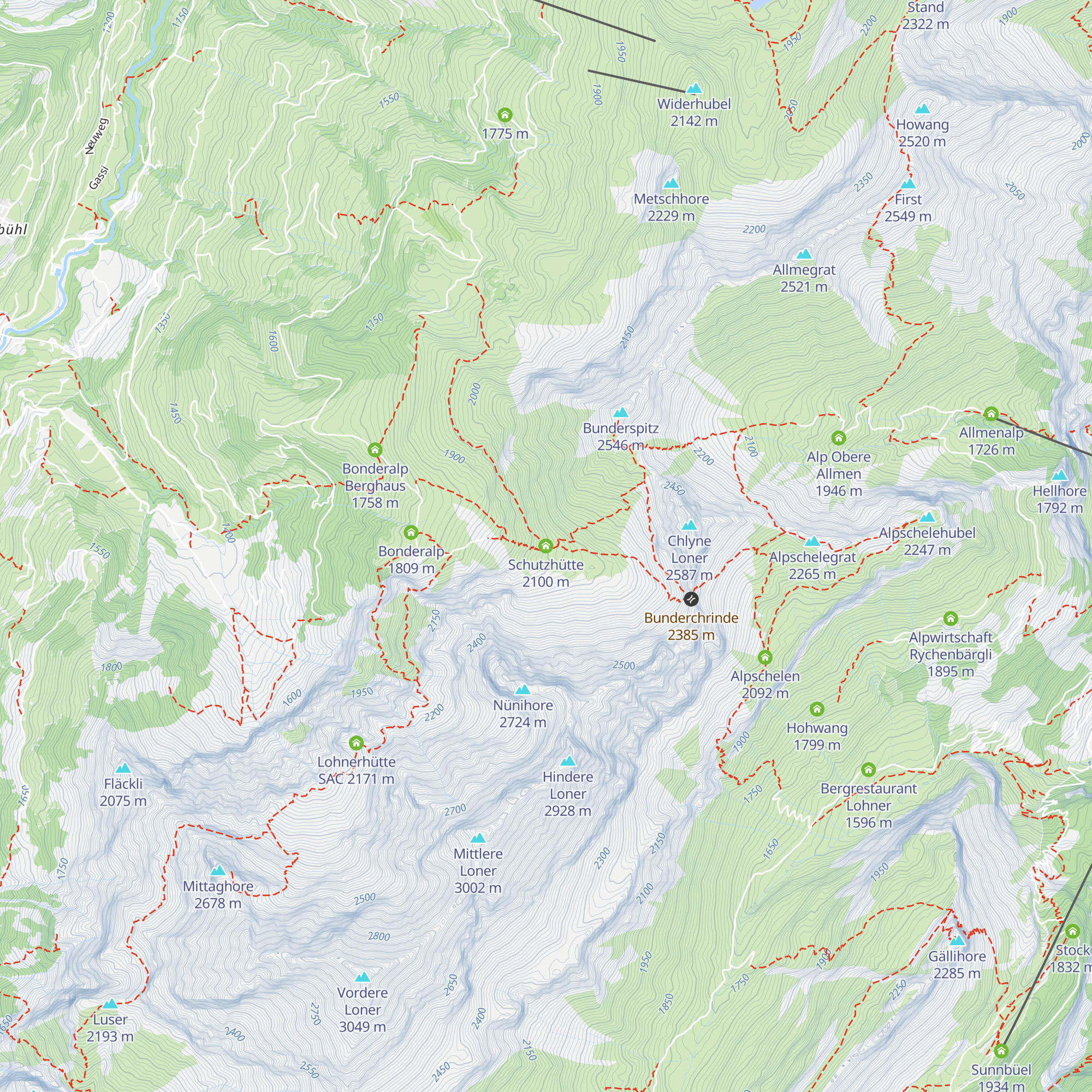 Schutzhütte map
