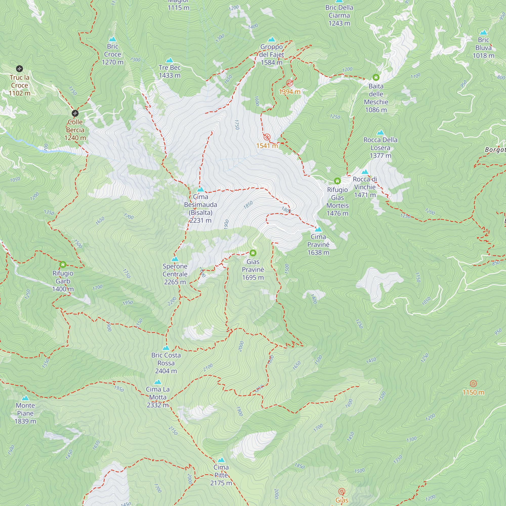 Gias Pravinè map