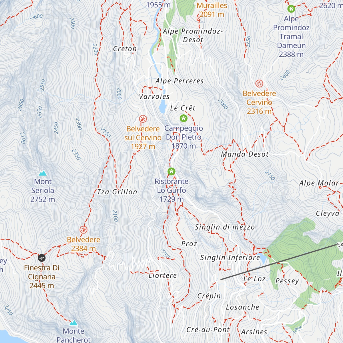 Ristorante Lo Gurfo map