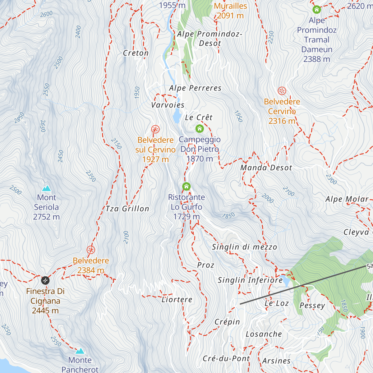 Ristorante Lo Gurfo map