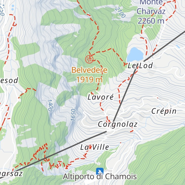 Map of Rifugio L'Ermitage
