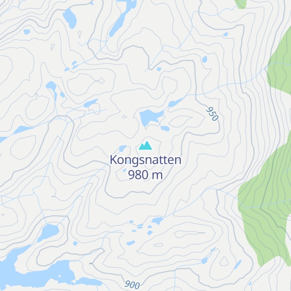 Map of Kongsnatten