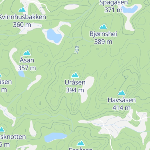 Map of Uråsen