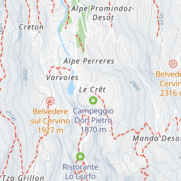 Map of Les Neiges d'Antan