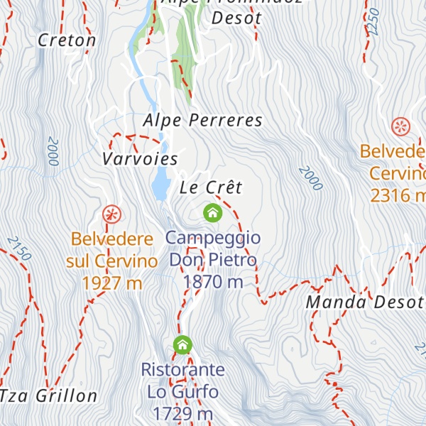 Map of Campeggio Don Pietro