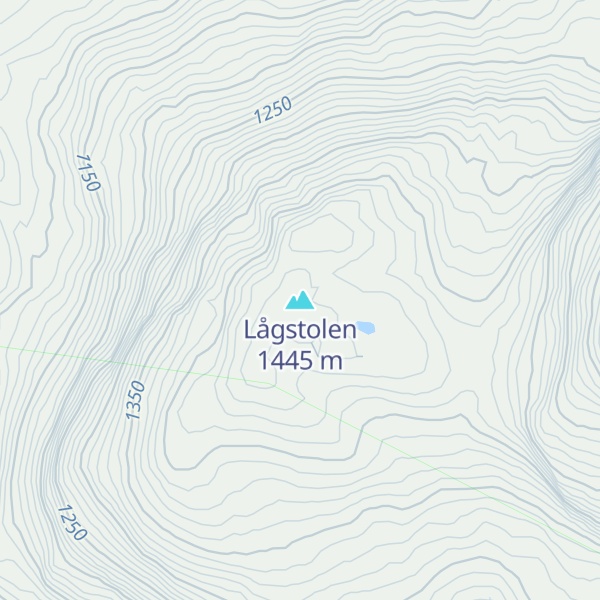 Map of Lågstolen