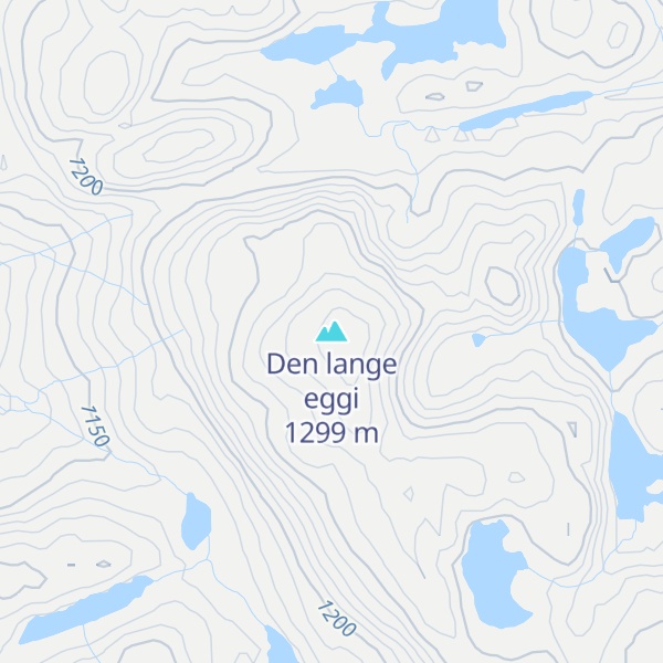 Map of Den lange eggi