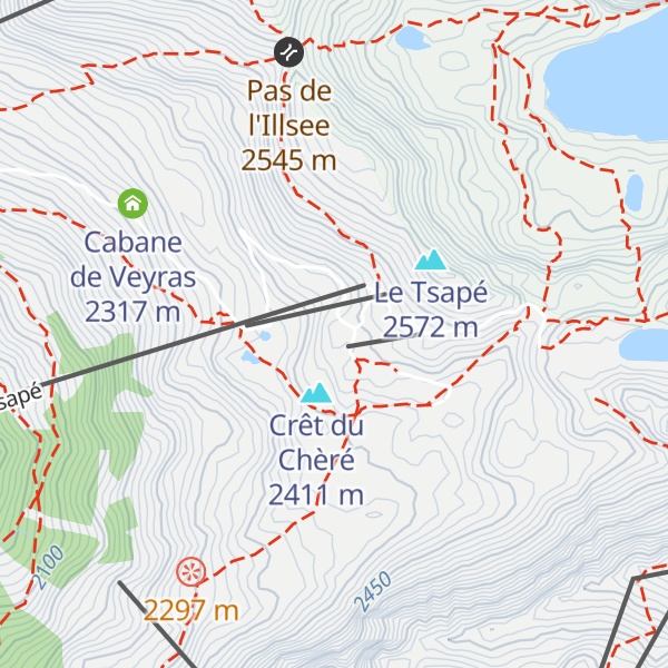 Map of Cabane école de ski suisse