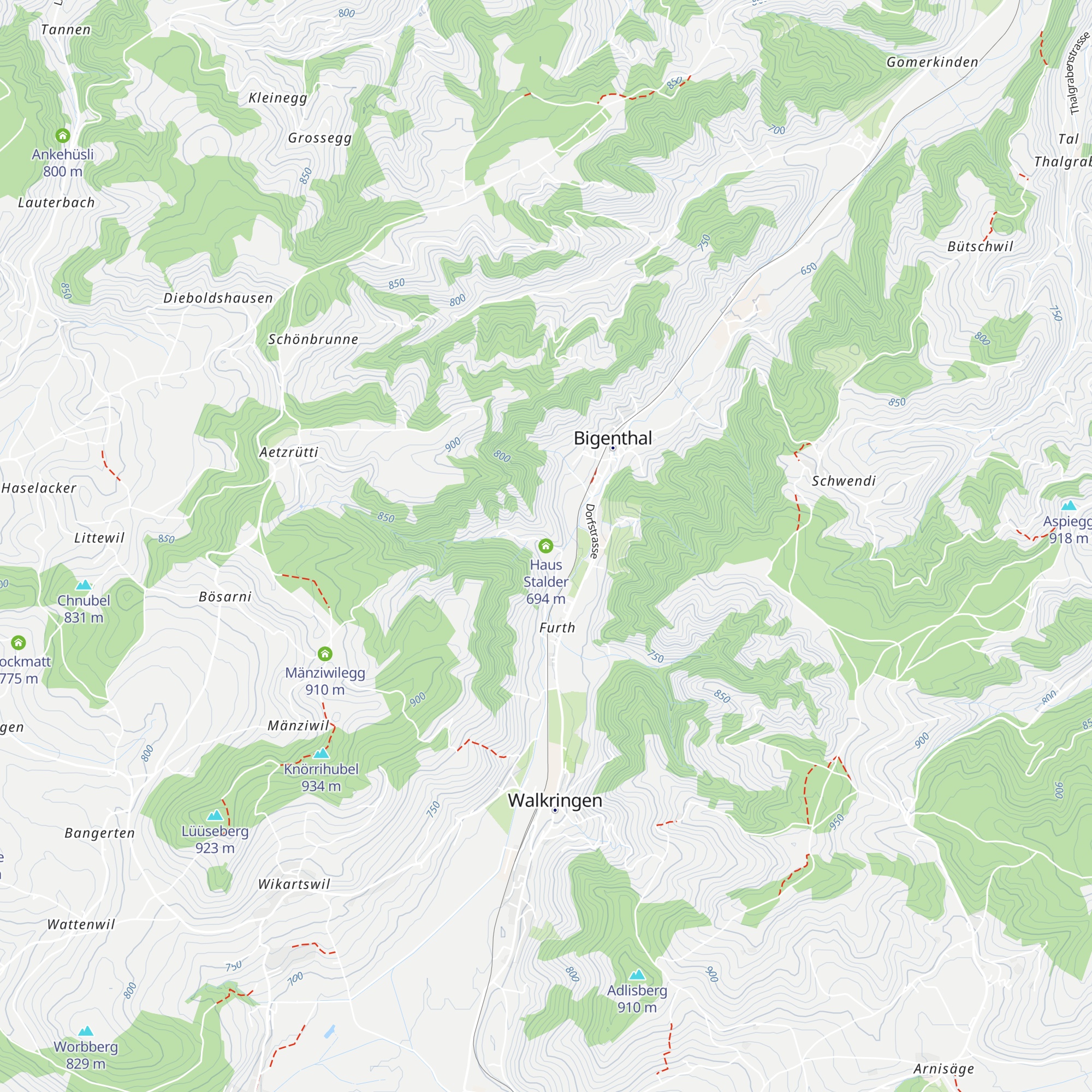 Haus Stalder map