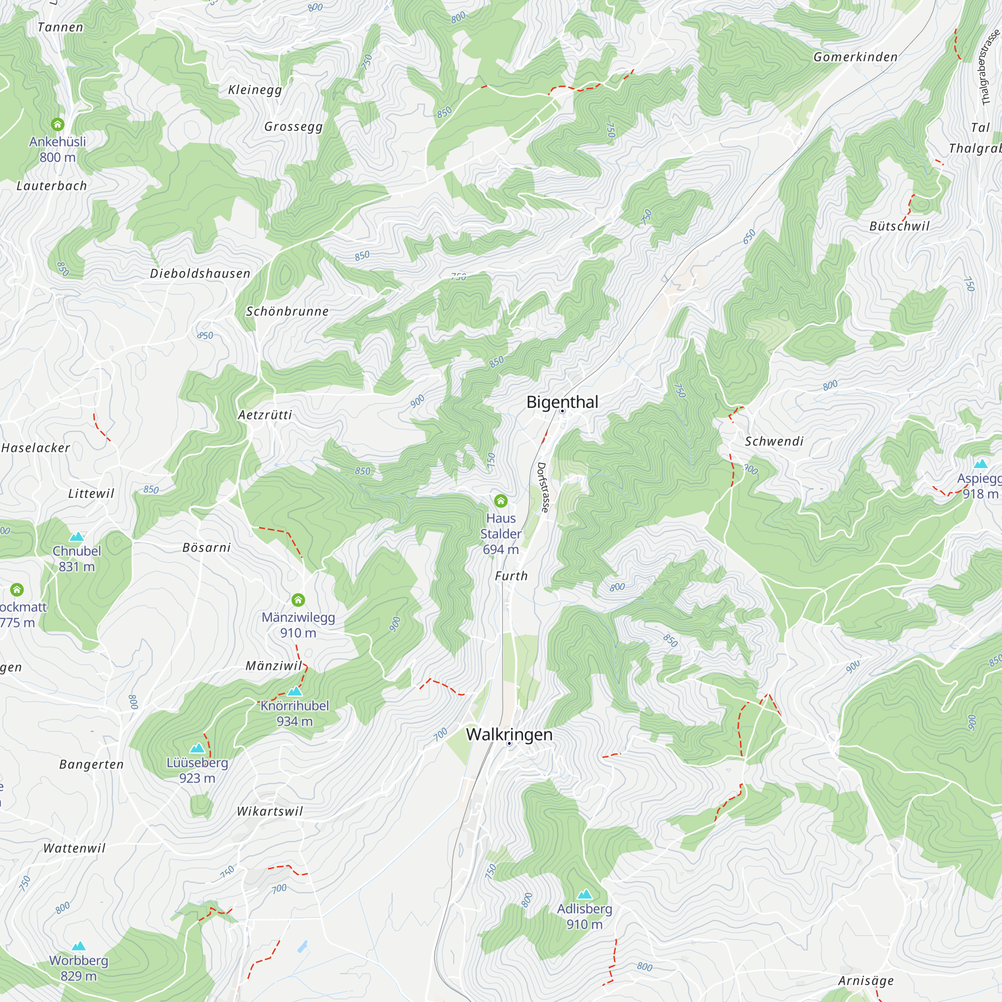 Haus Stalder map