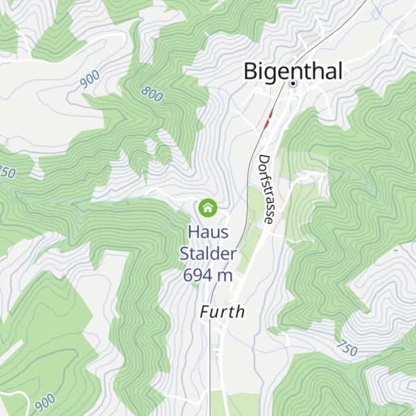 Map of Haus Stalder