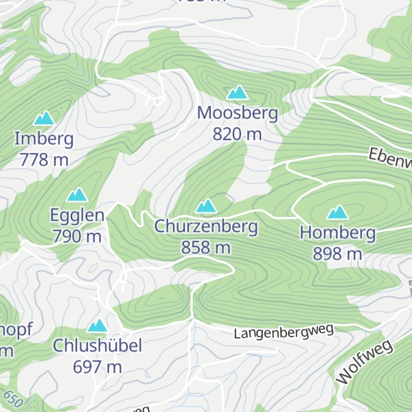 Map of Churzenberg