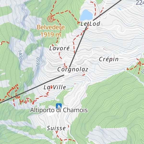 Map of Bar Chamois