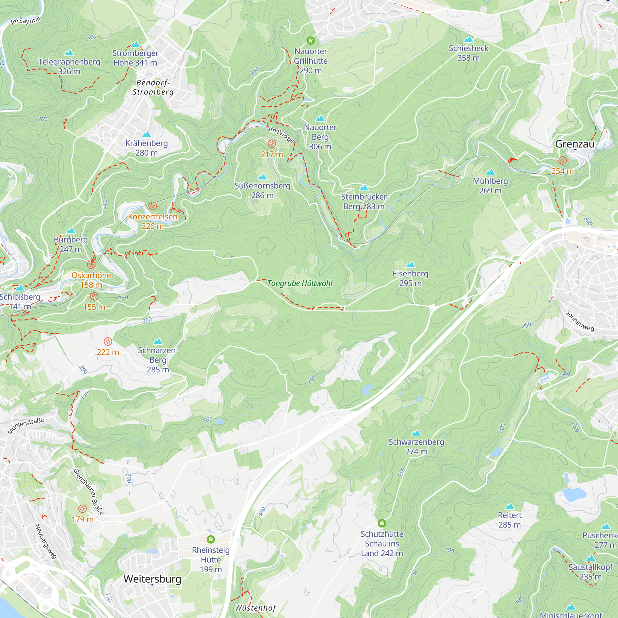 Grillplatz, Schutzhütte map
