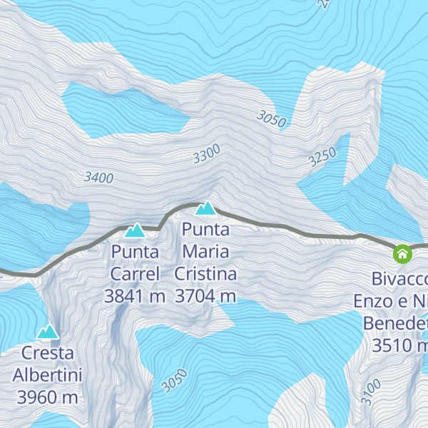 Map of Bivacco Novella