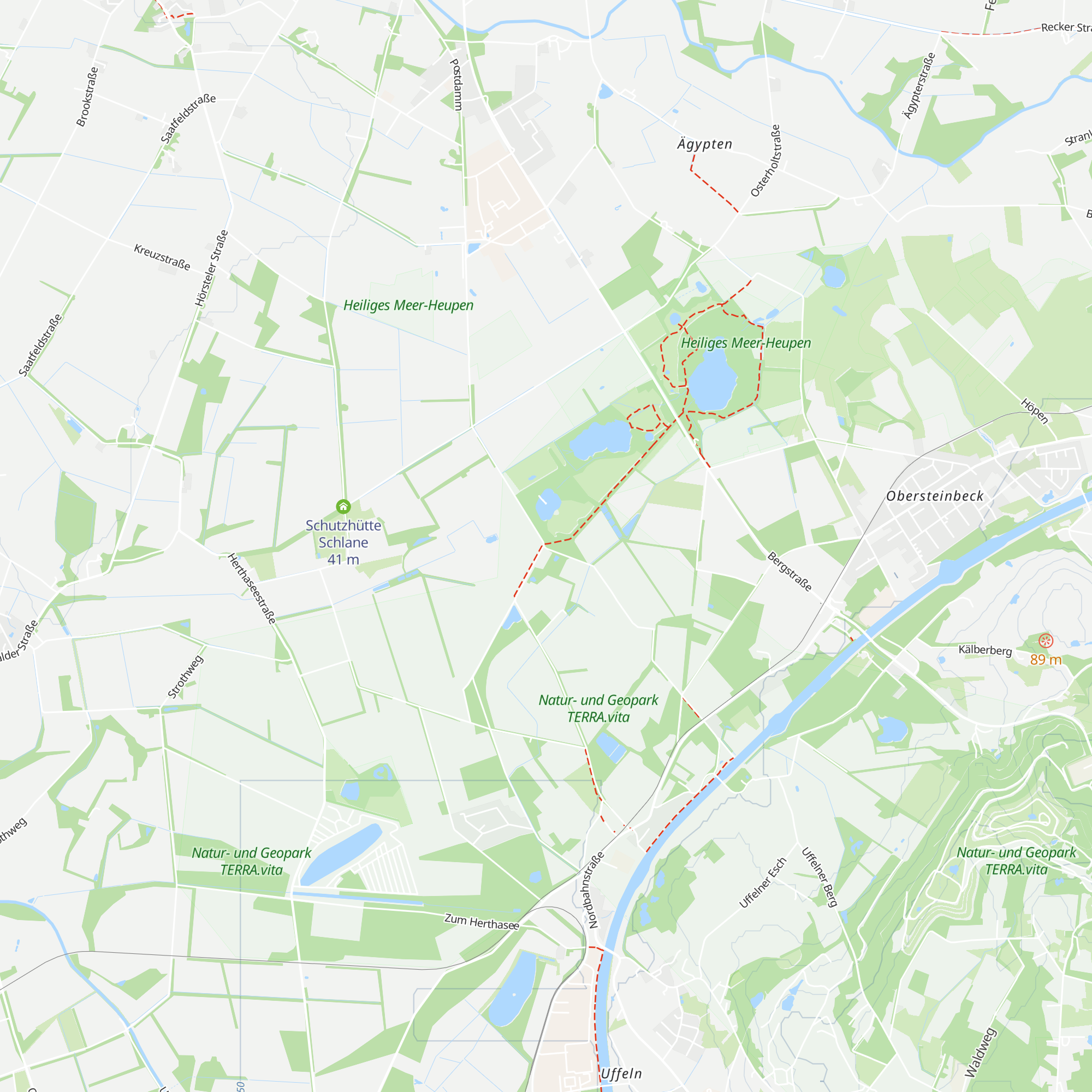 Schutzhütte Dreiländereck map