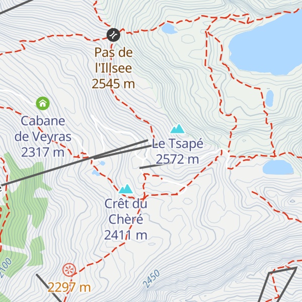 Map of Le Tsapé