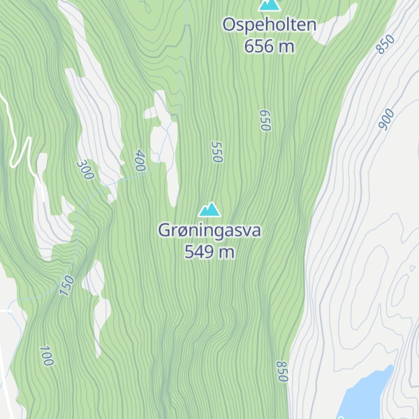 Map of Grøningasva