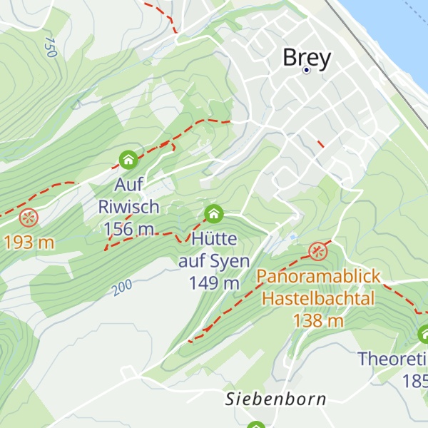 Map of Hütte auf Syen