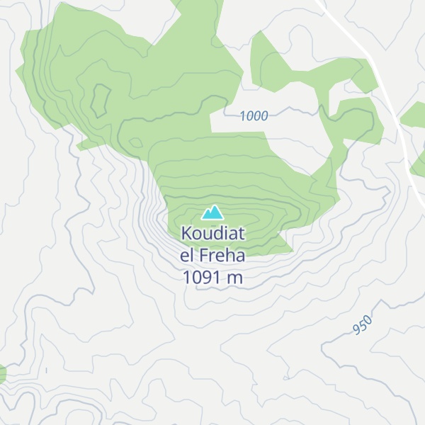 Map of Koudiat el Freha