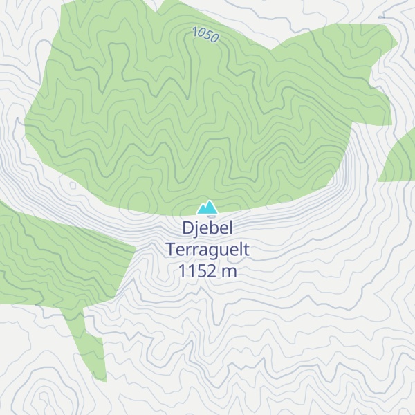 Map of Djebel Terraguelt