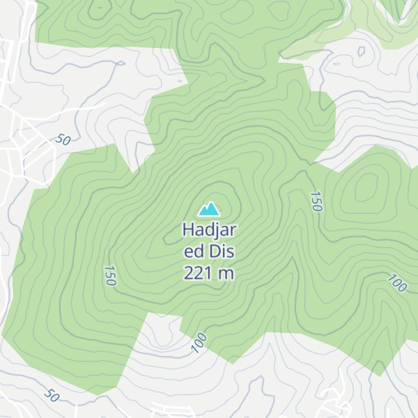 Map of Hadjar ed Dis