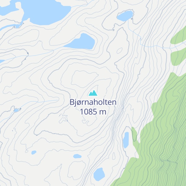 Map of Bjørnaholten