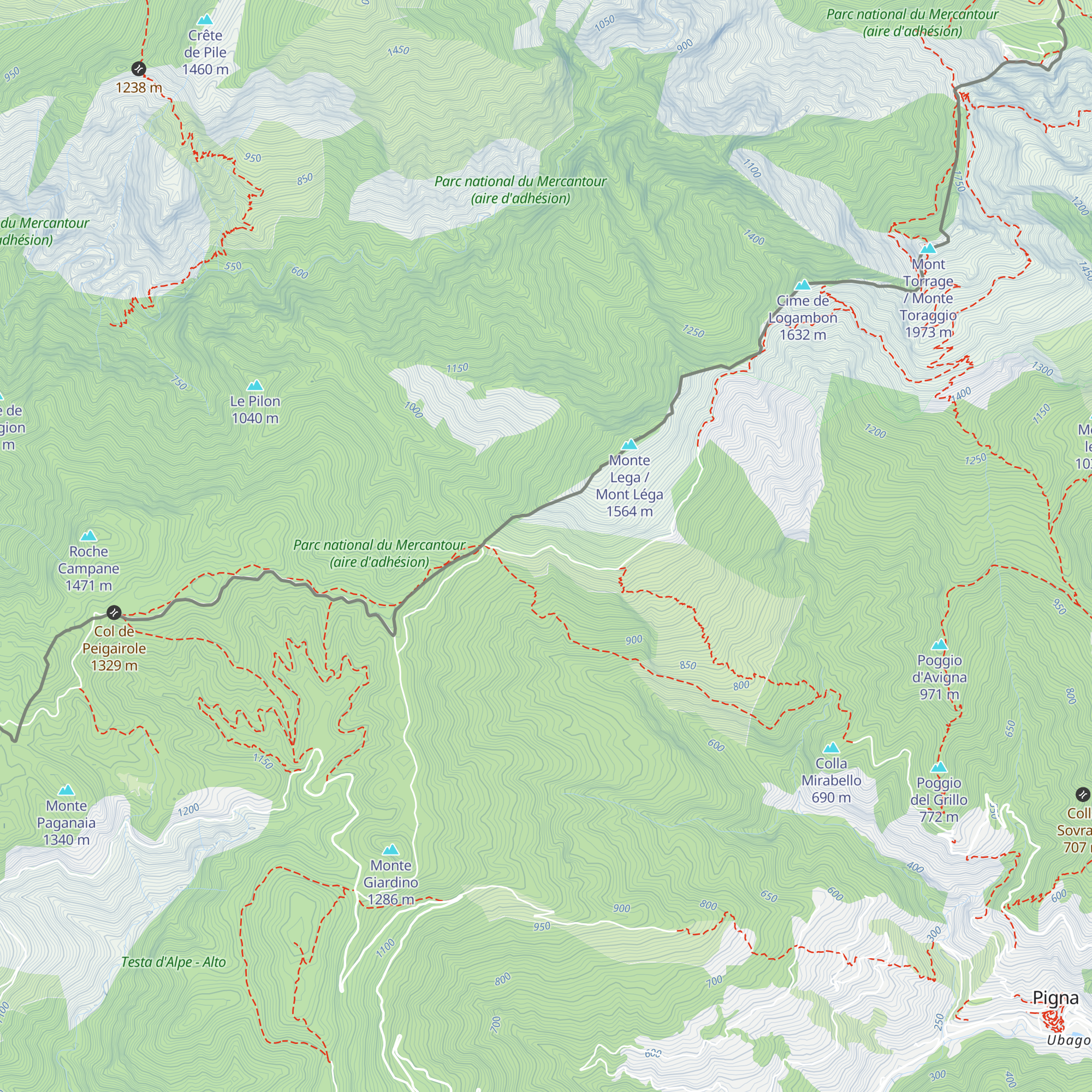 Rifugio Muratone map