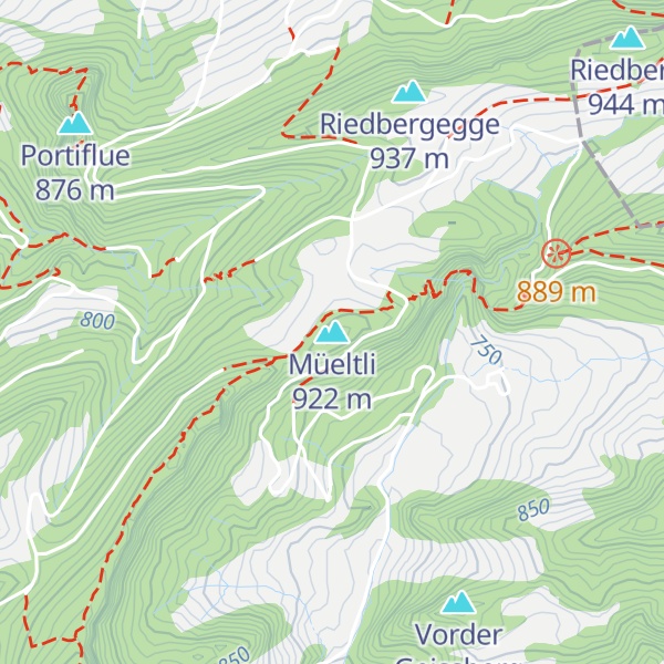 Map of Müeltli