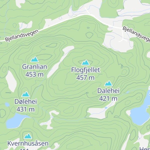 Map of Øygardshei