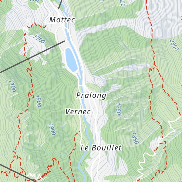 Map of Gîte de Pralong