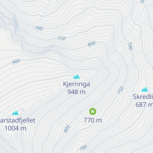 Map of Kjerringa