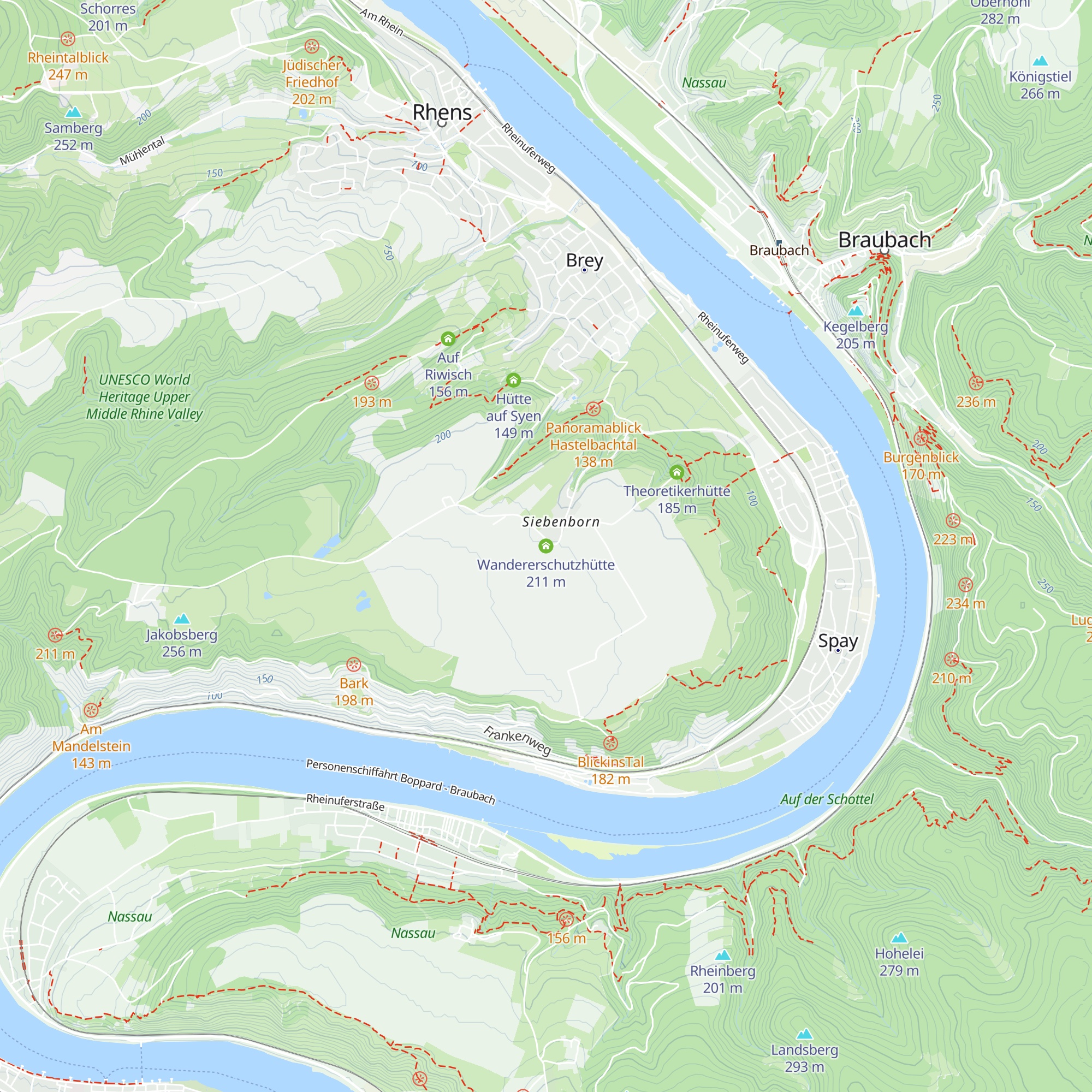 Wandererschutzhütte map