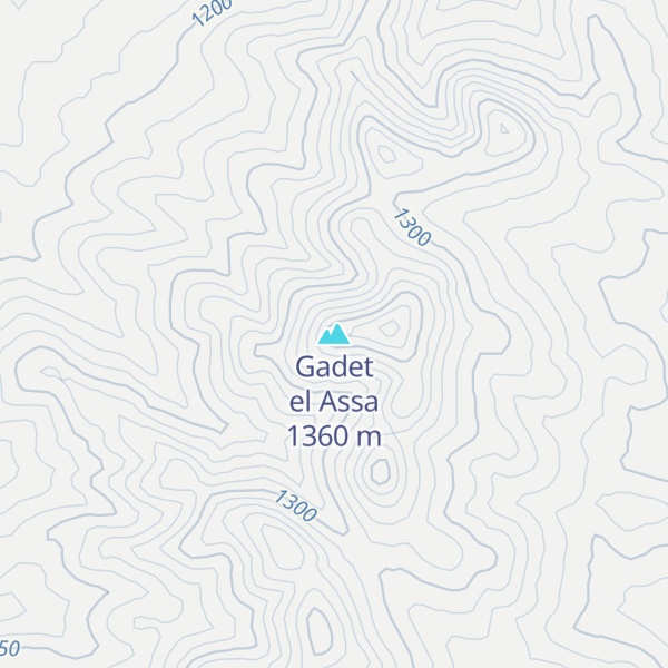 Map of Gadet el Assa