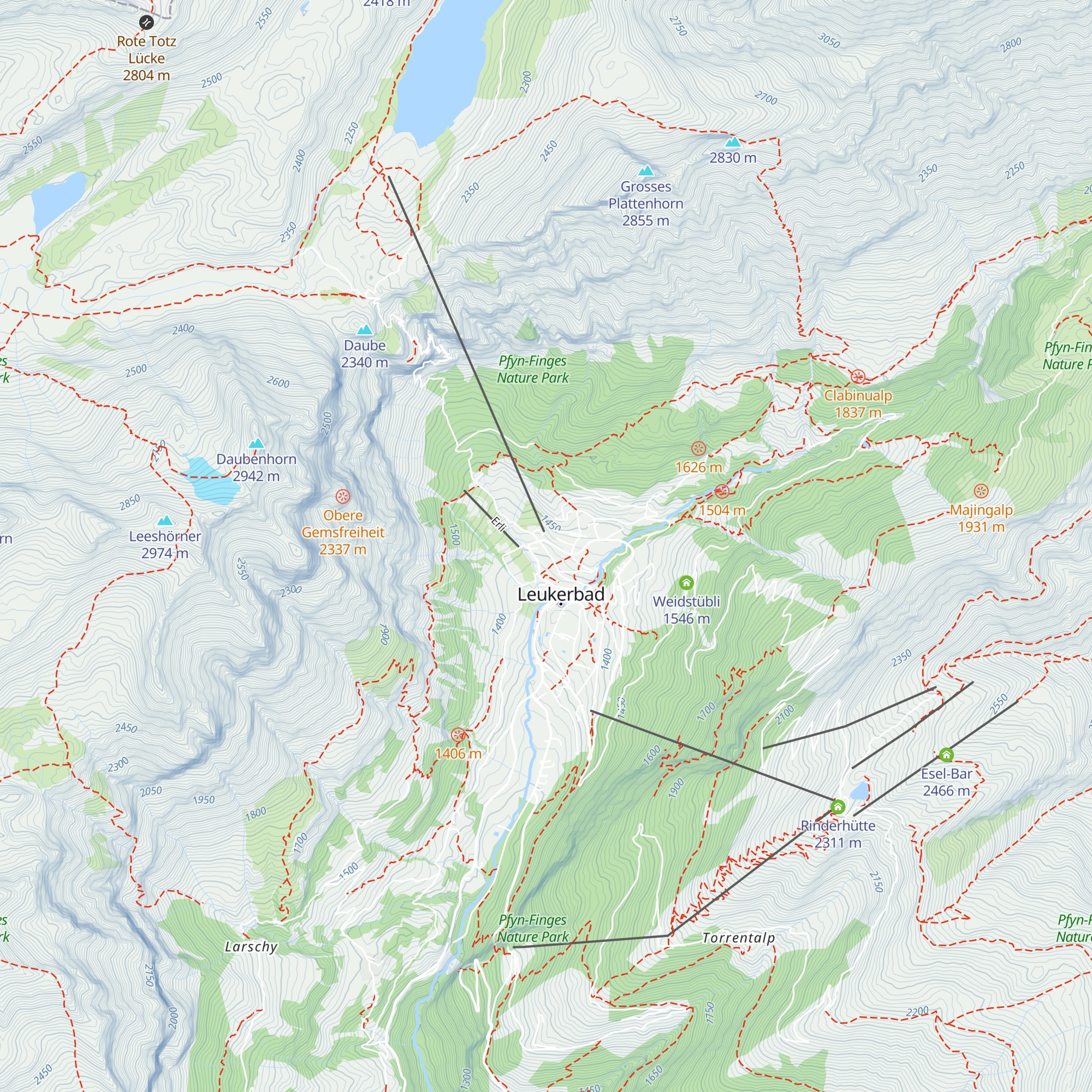 Walliserstube map