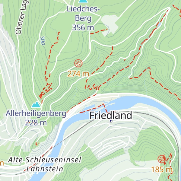 Map of Hohenrheiner Hütte