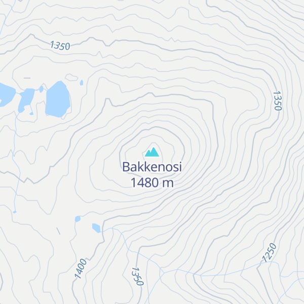 Map of Bakkenosi