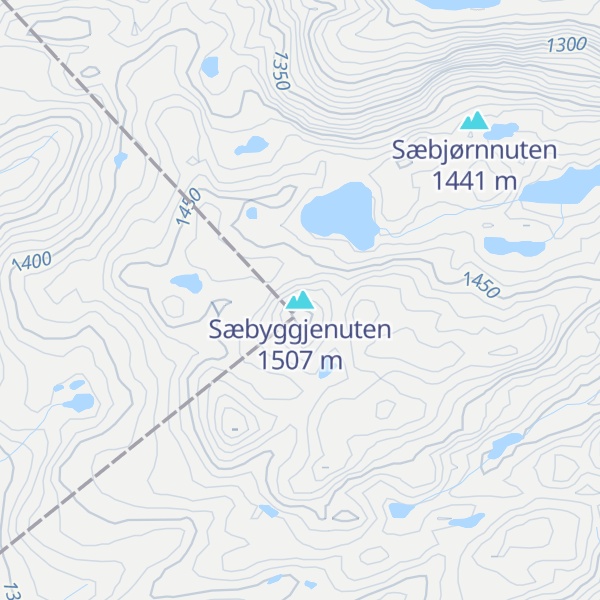 Map of Sæbyggjenuten