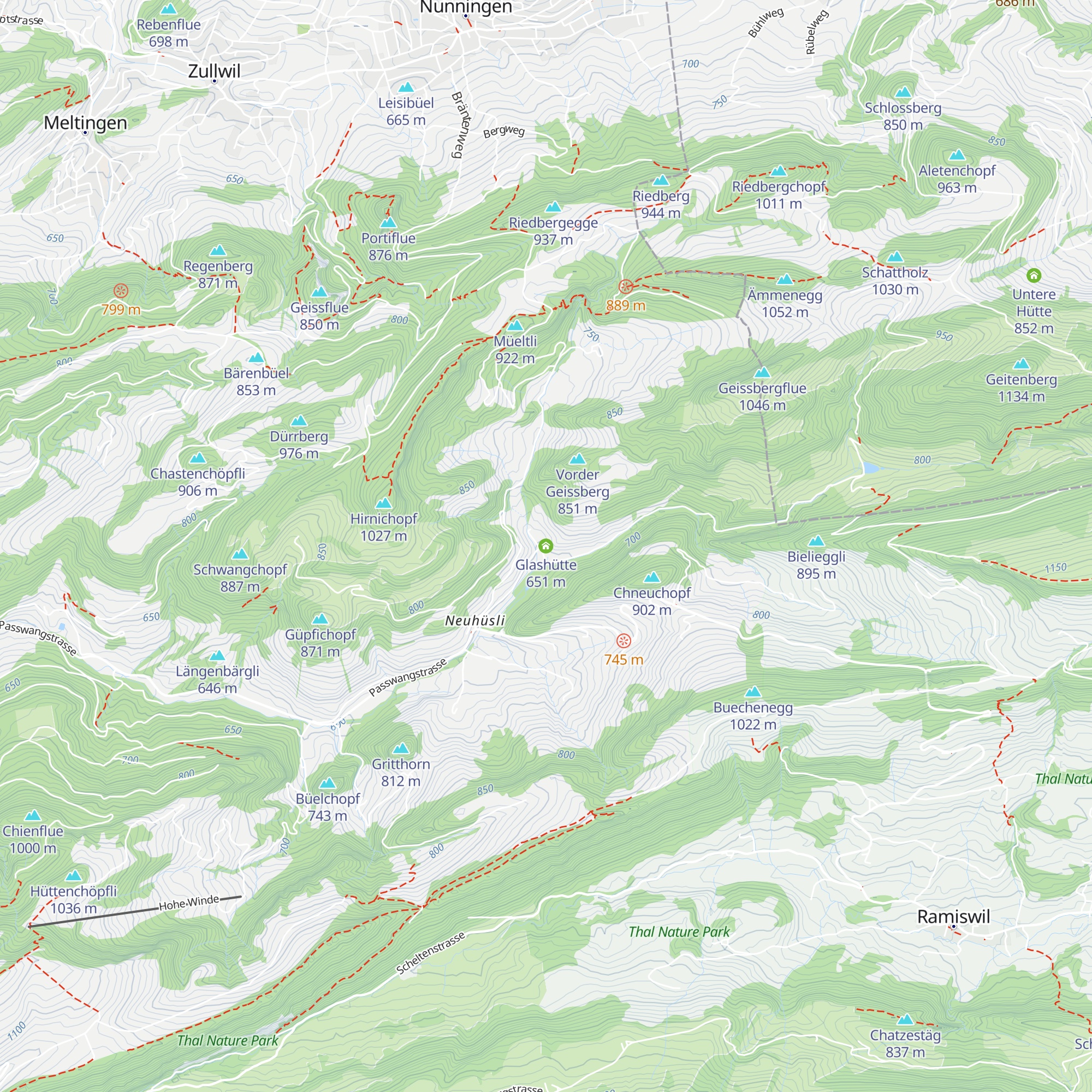 Glashütte map