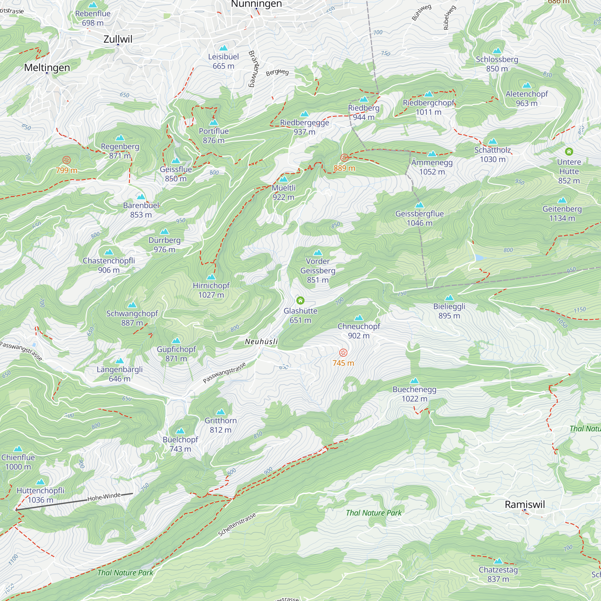 Glashütte map