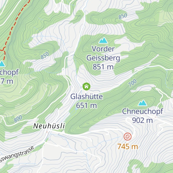 Map of Glashütte