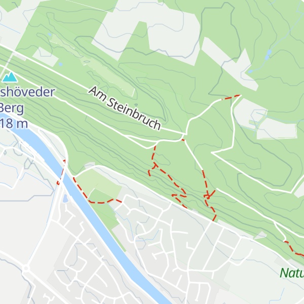 Map of Riesenbecker Berg