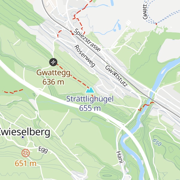 Map of Strättlighügel