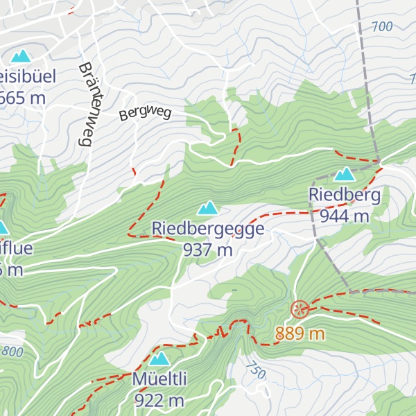 Map of Riedbergegge