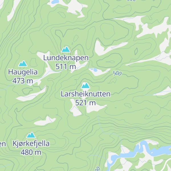 Map of Larsheiknutten