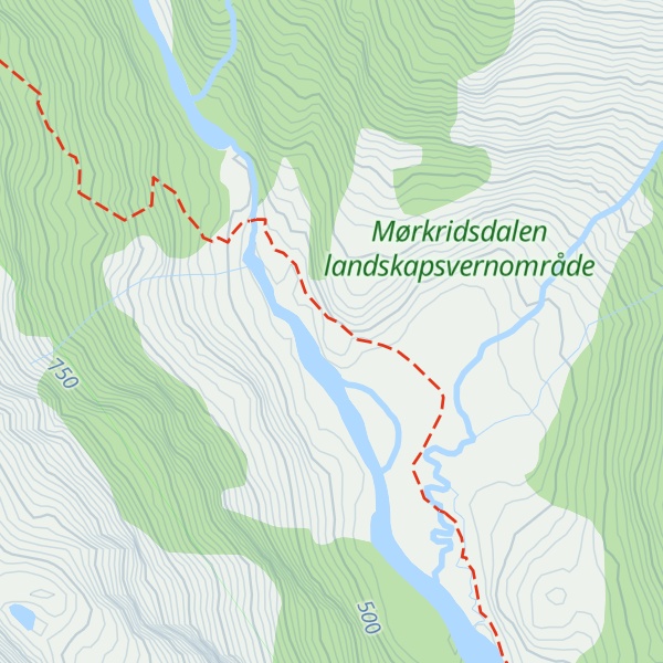 Map of Håndfjellet