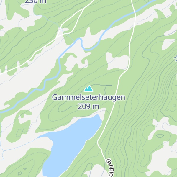 Map of Gammelseterhaugen