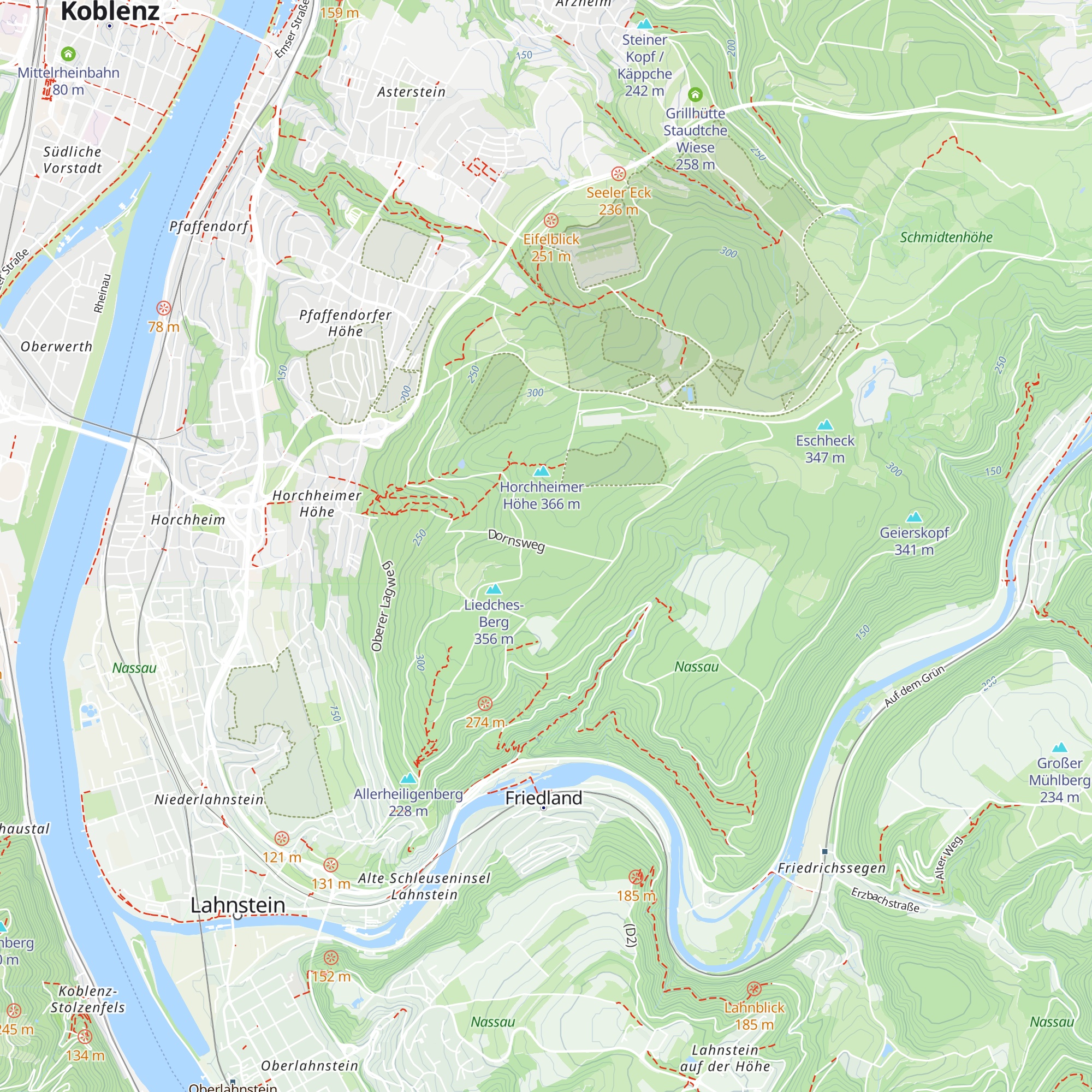 Schutzhütte Widdau map