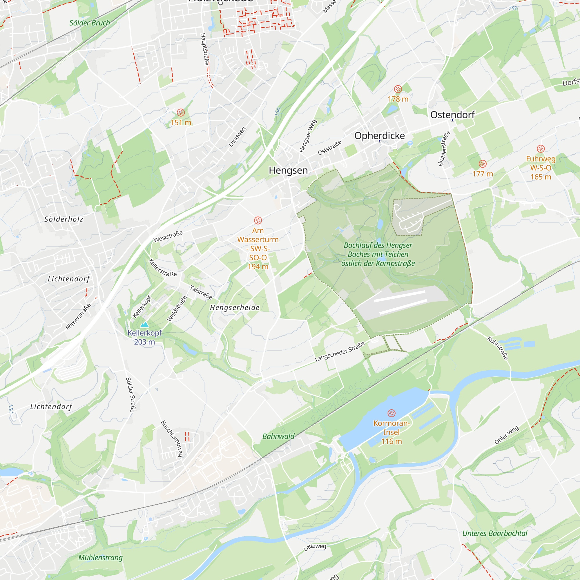 Hütte map