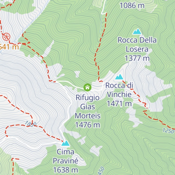 Map of Rifugio Gias Morteis